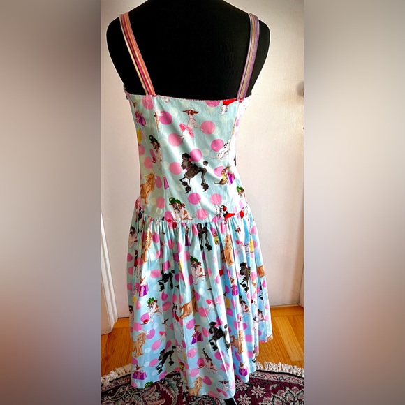 Cute Dress-Small-Designed w/dogs for animal lovers-Cleaned & Pressed-Vintage - Picture 2 of 15